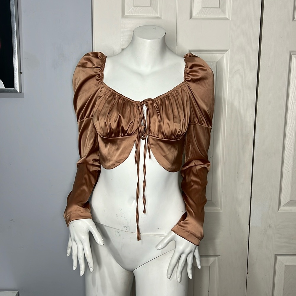Missguided Satin Blouse